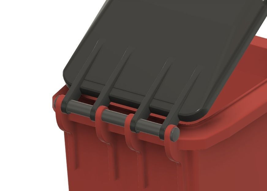 Model Railway Wheelie Bins 3D print model_4
