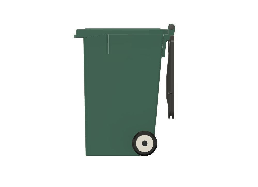 Model Railway Wheelie Bins 3D print model_10