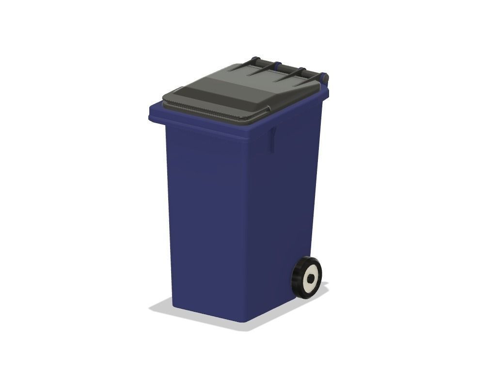 Model Railway Wheelie Bins 3D print model_6