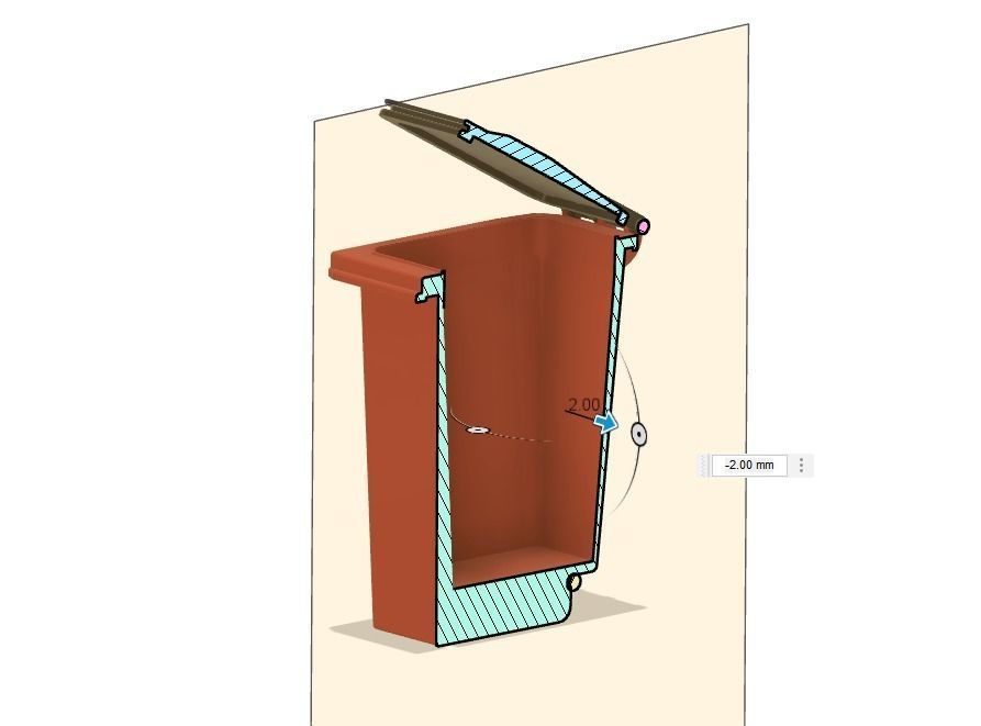 Model Railway Wheelie Bins 3D print model_12