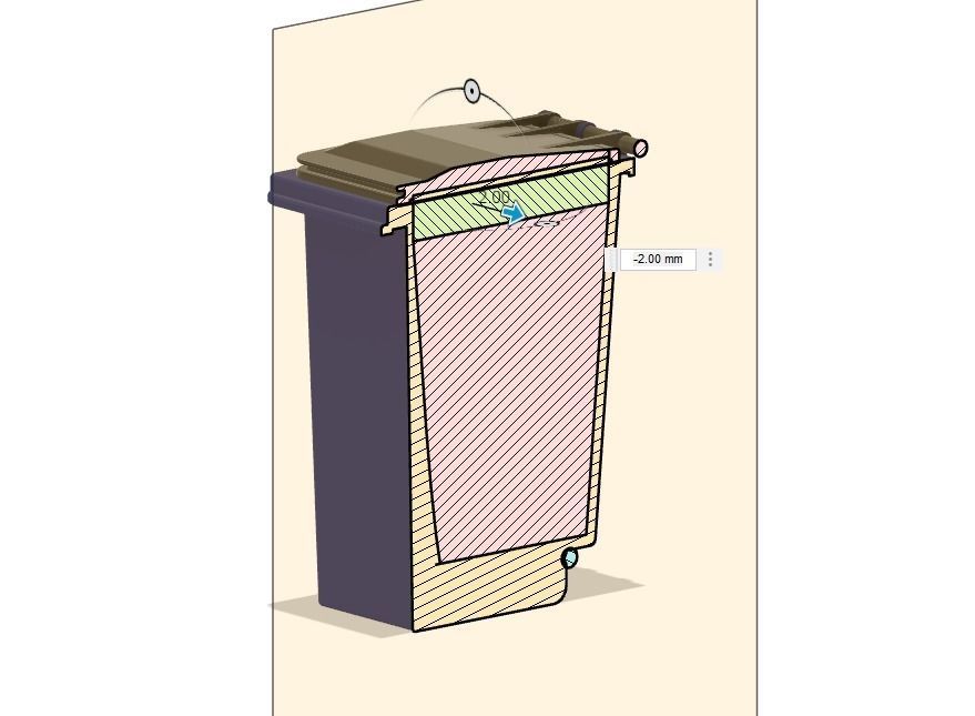 Model Railway Wheelie Bins 3D print model_14