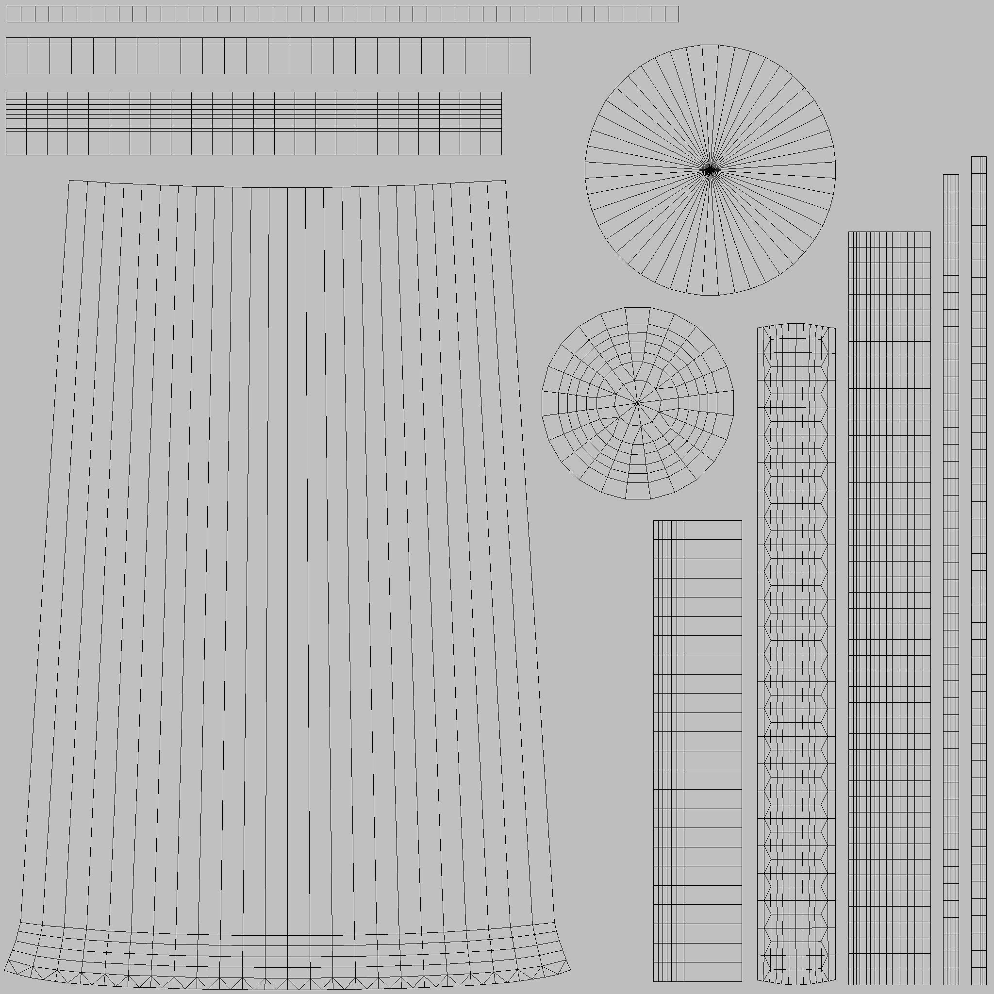 Street Bollard 12 PBR Game Ready Low-poly 3D model_14