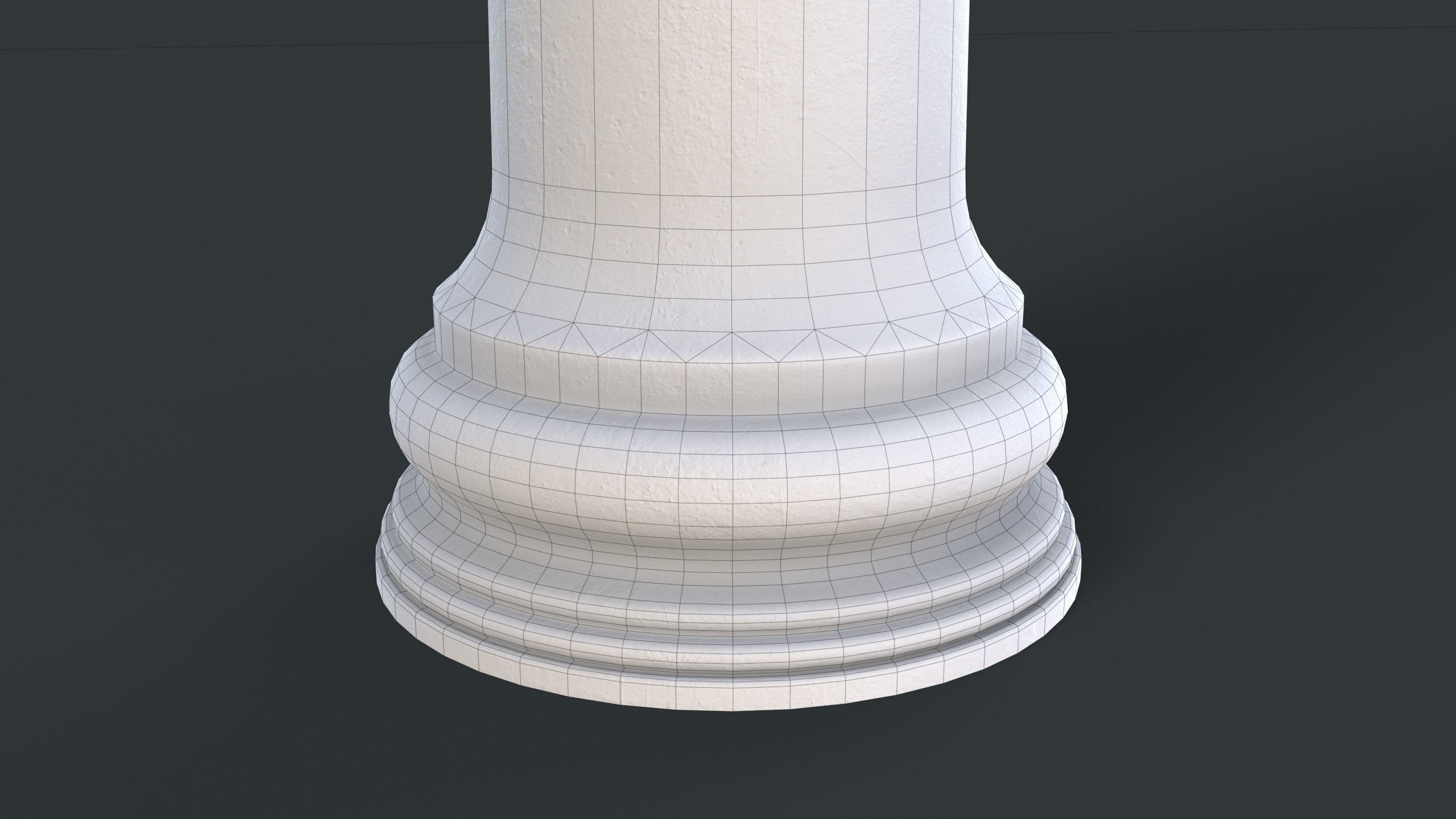 Street Bollard 12 PBR Game Ready Low-poly 3D model_13