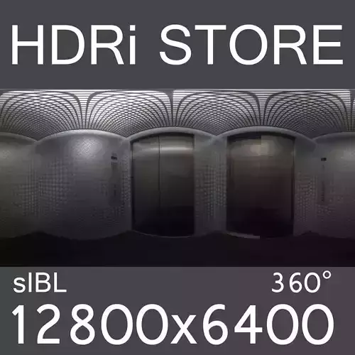 elevator HDRi 3D model