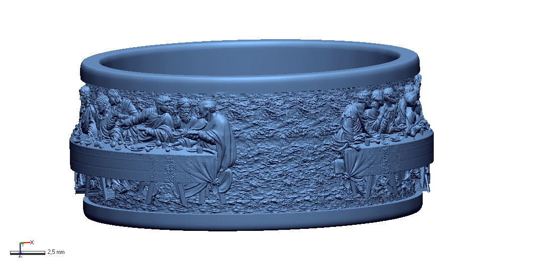 SUPPER LAST THEMED RING 3D print model_3