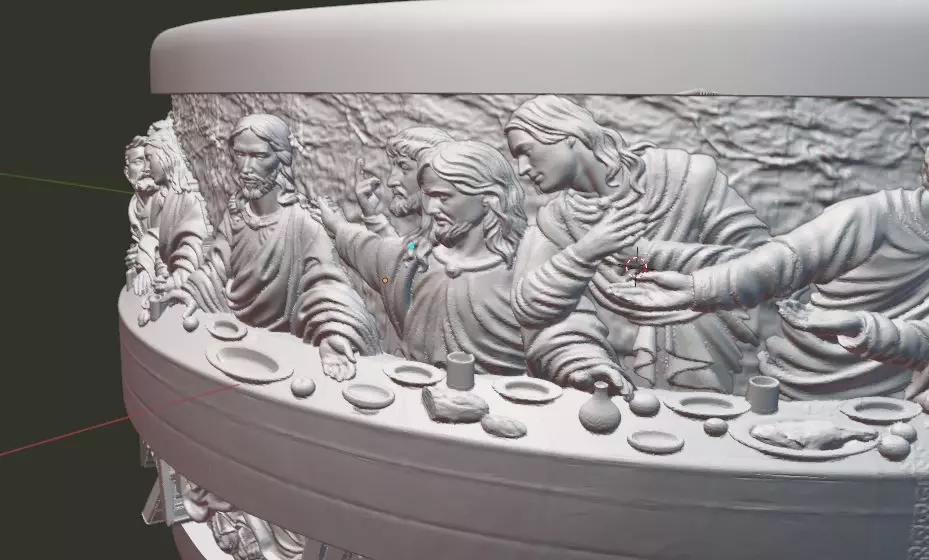 SUPPER LAST THEMED RING 3D print model_0