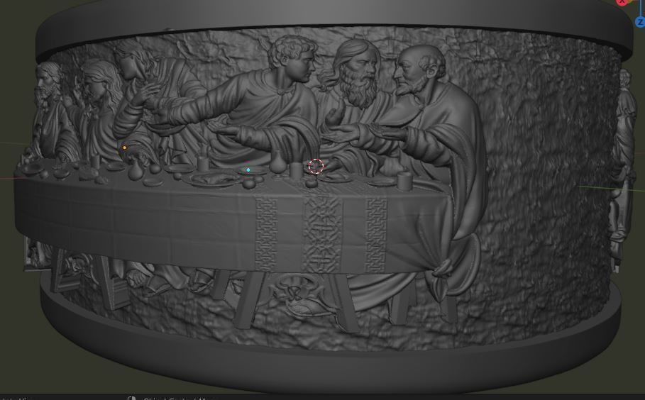 SUPPER LAST THEMED RING 3D print model_7