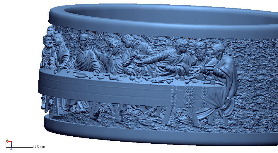 SUPPER LAST THEMED RING 3D print model_4