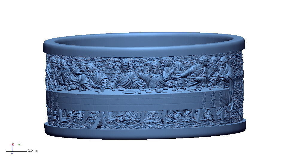 SUPPER LAST THEMED RING 3D print model_2