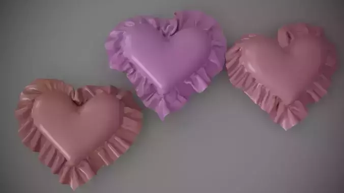 Ruffle pillows 