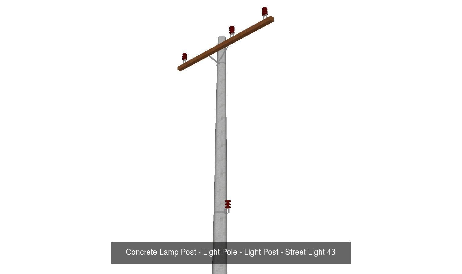 Concrete Lamp Post Collection _52