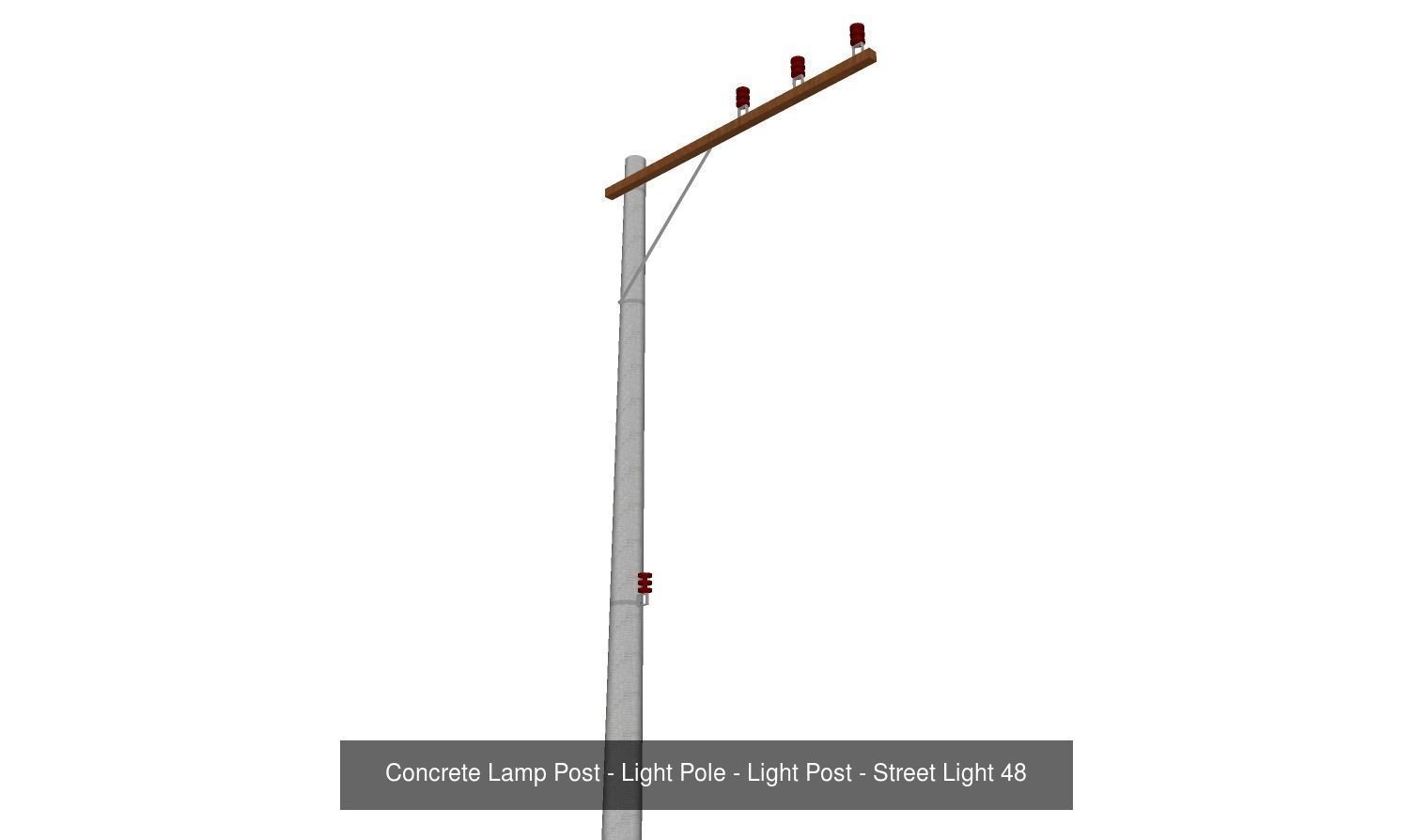 Concrete Lamp Post Collection _57