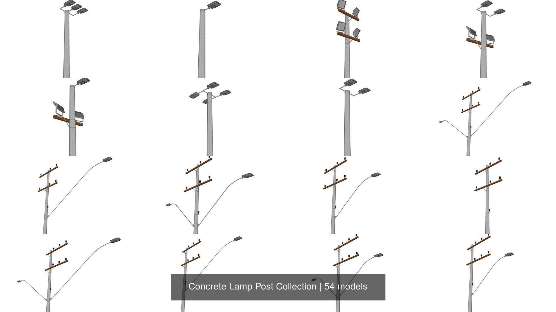 Concrete Lamp Post Collection _3
