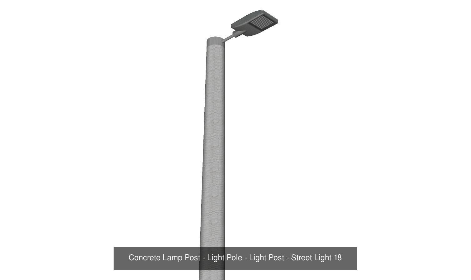 Concrete Lamp Post Collection _27