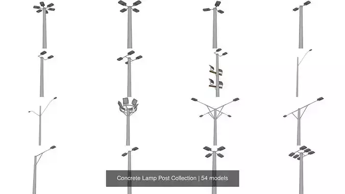 Concrete Lamp Post Collection 