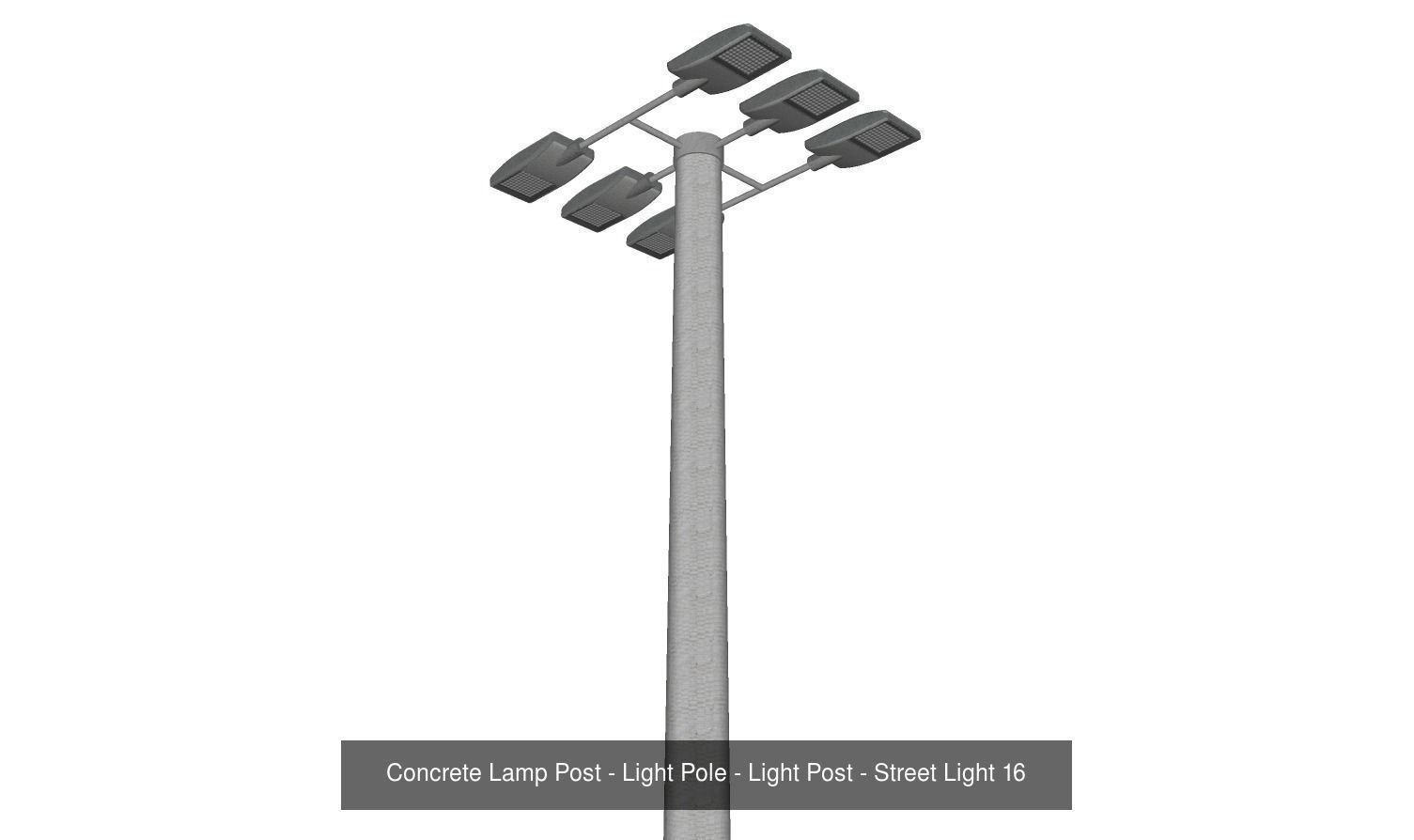 Concrete Lamp Post Collection _25