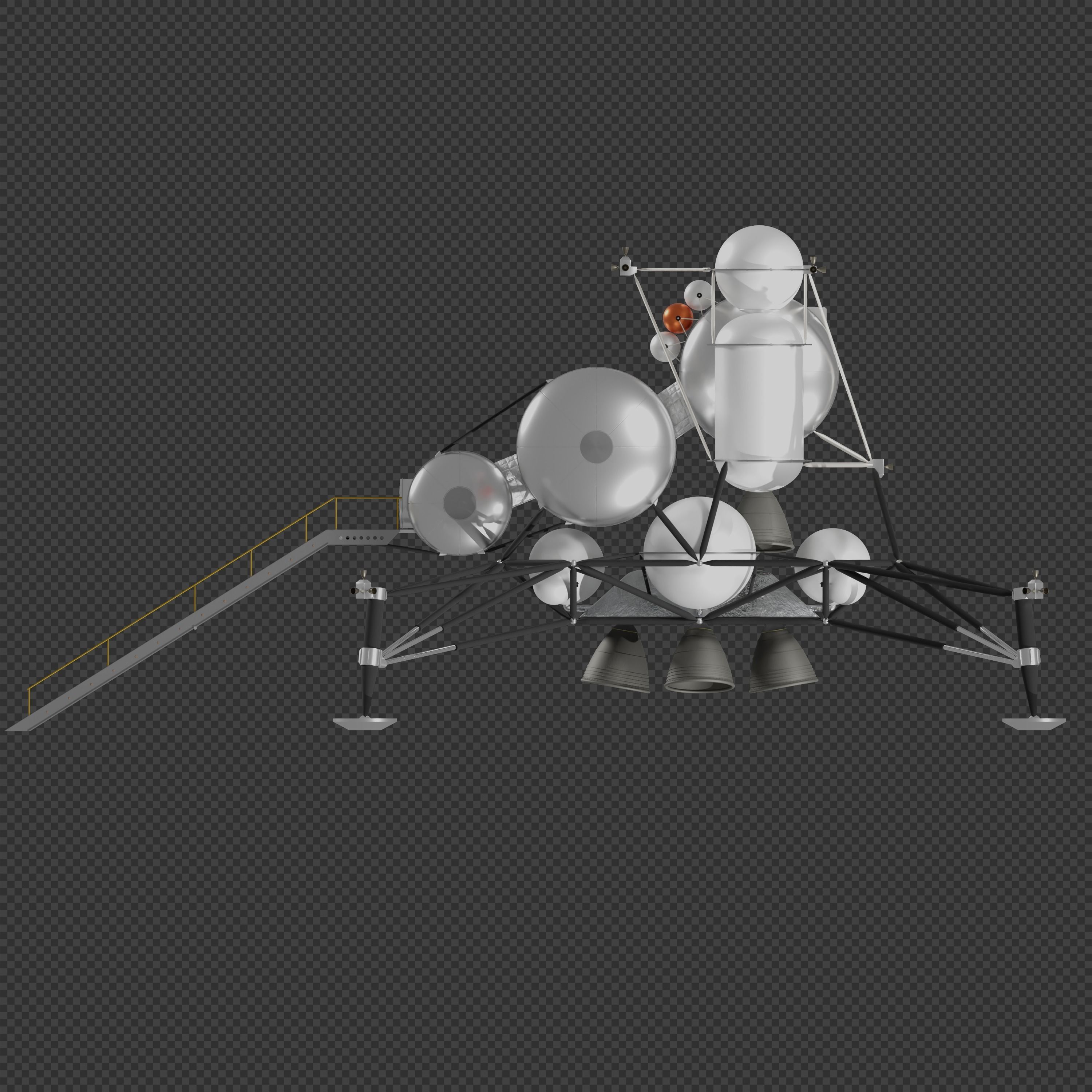 STCAEM Mars Lander 3D model_10