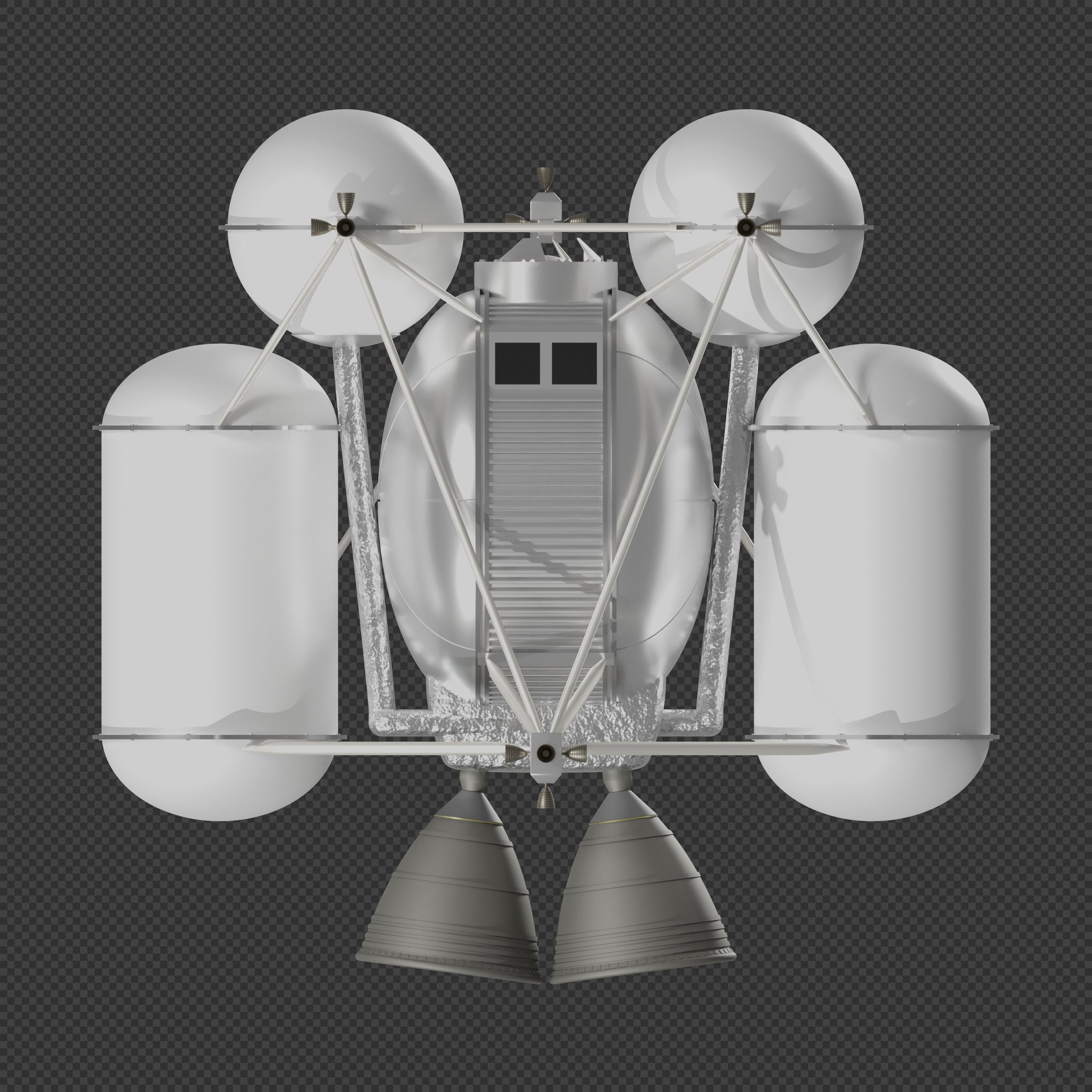 STCAEM Mars Lander 3D model_11