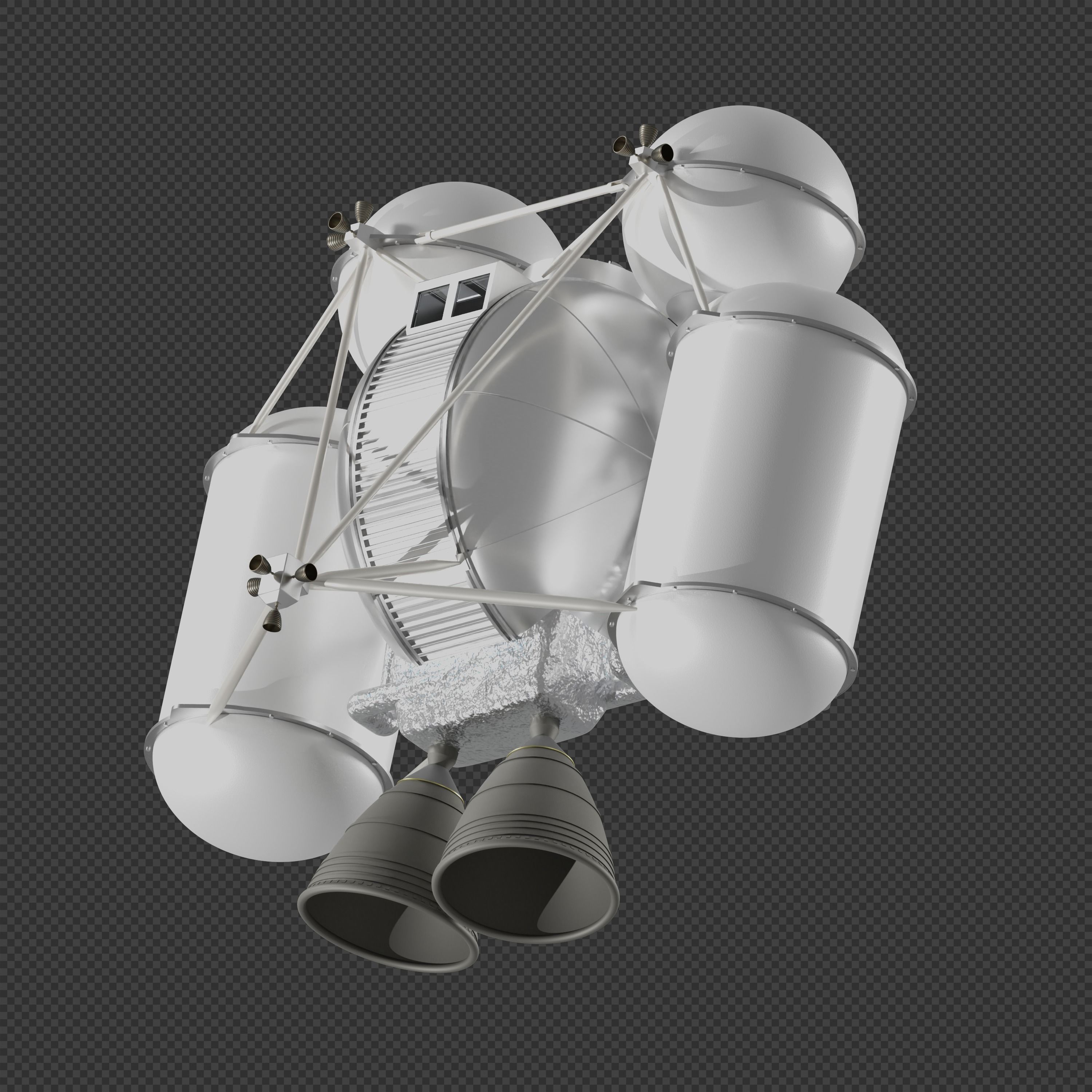 STCAEM Mars Lander 3D model_12
