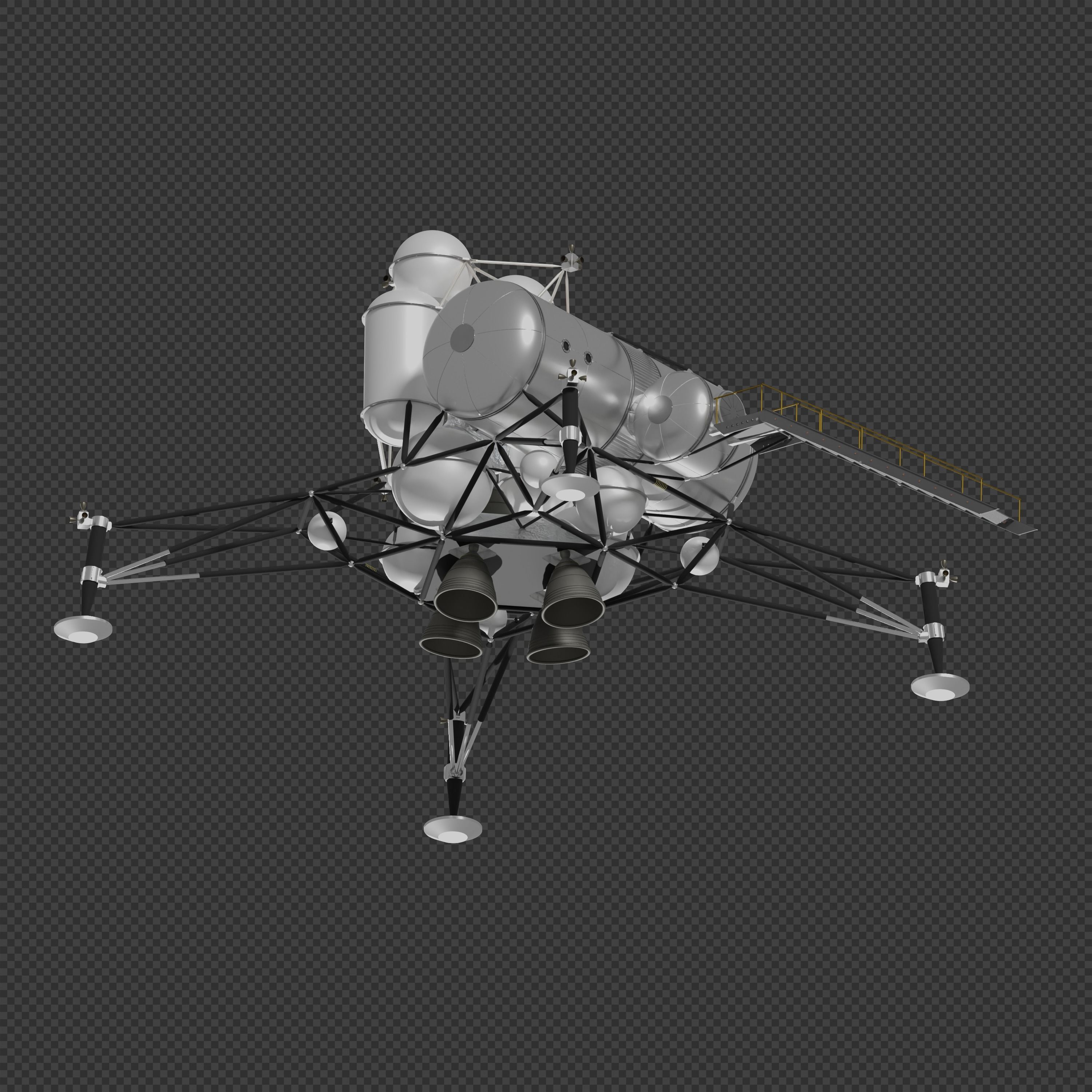 STCAEM Mars Lander 3D model_8