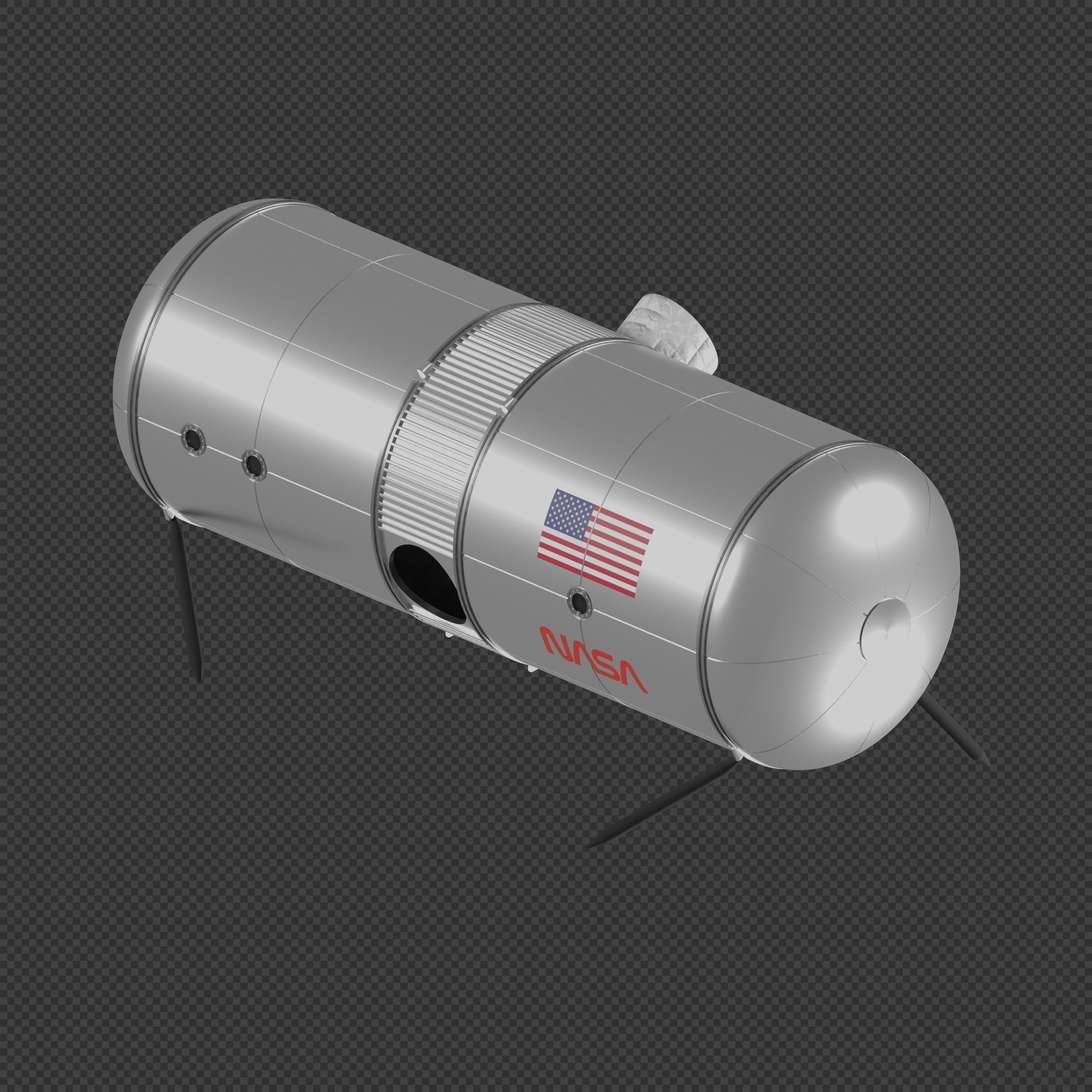 STCAEM Mars Lander 3D model_13