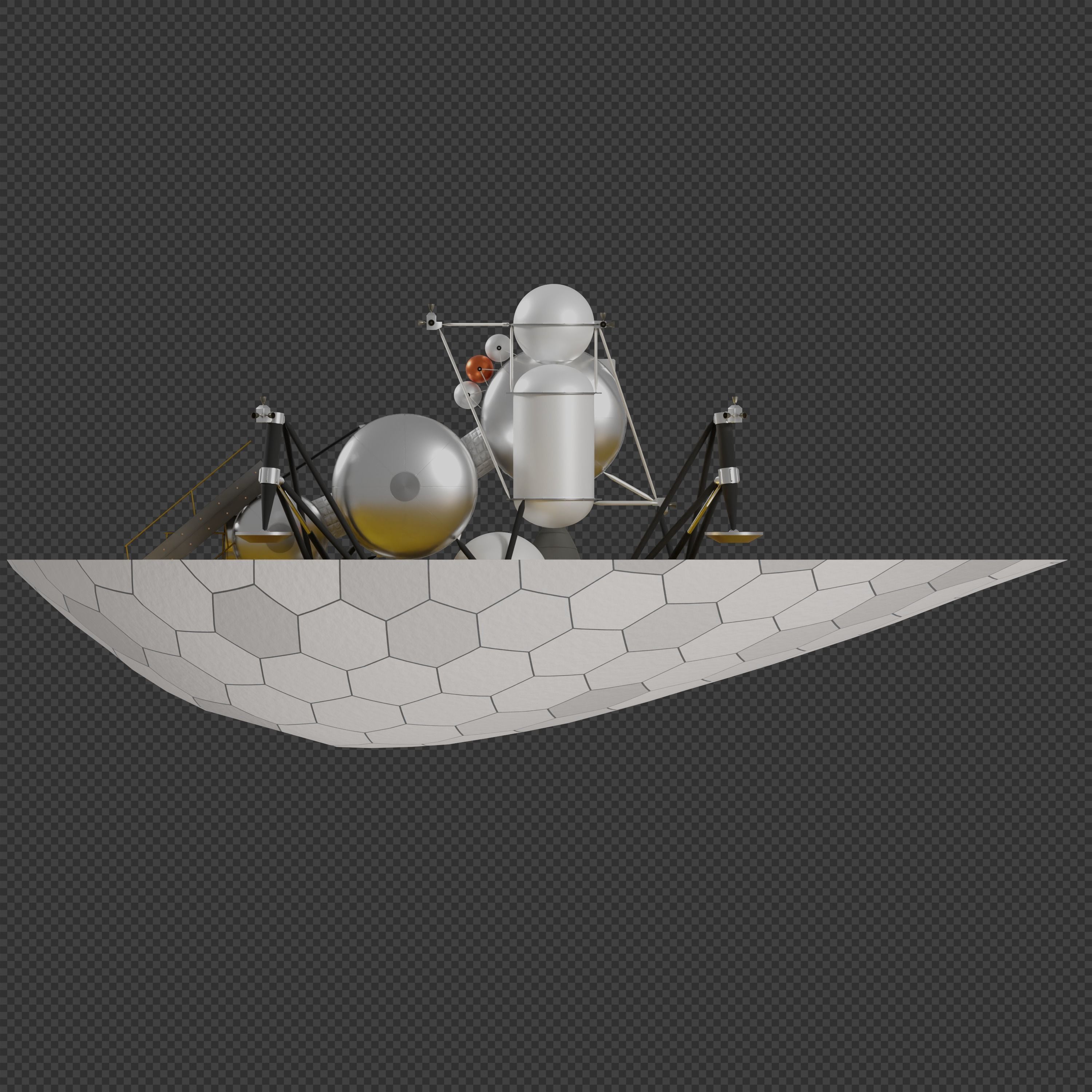STCAEM Mars Lander 3D model_14