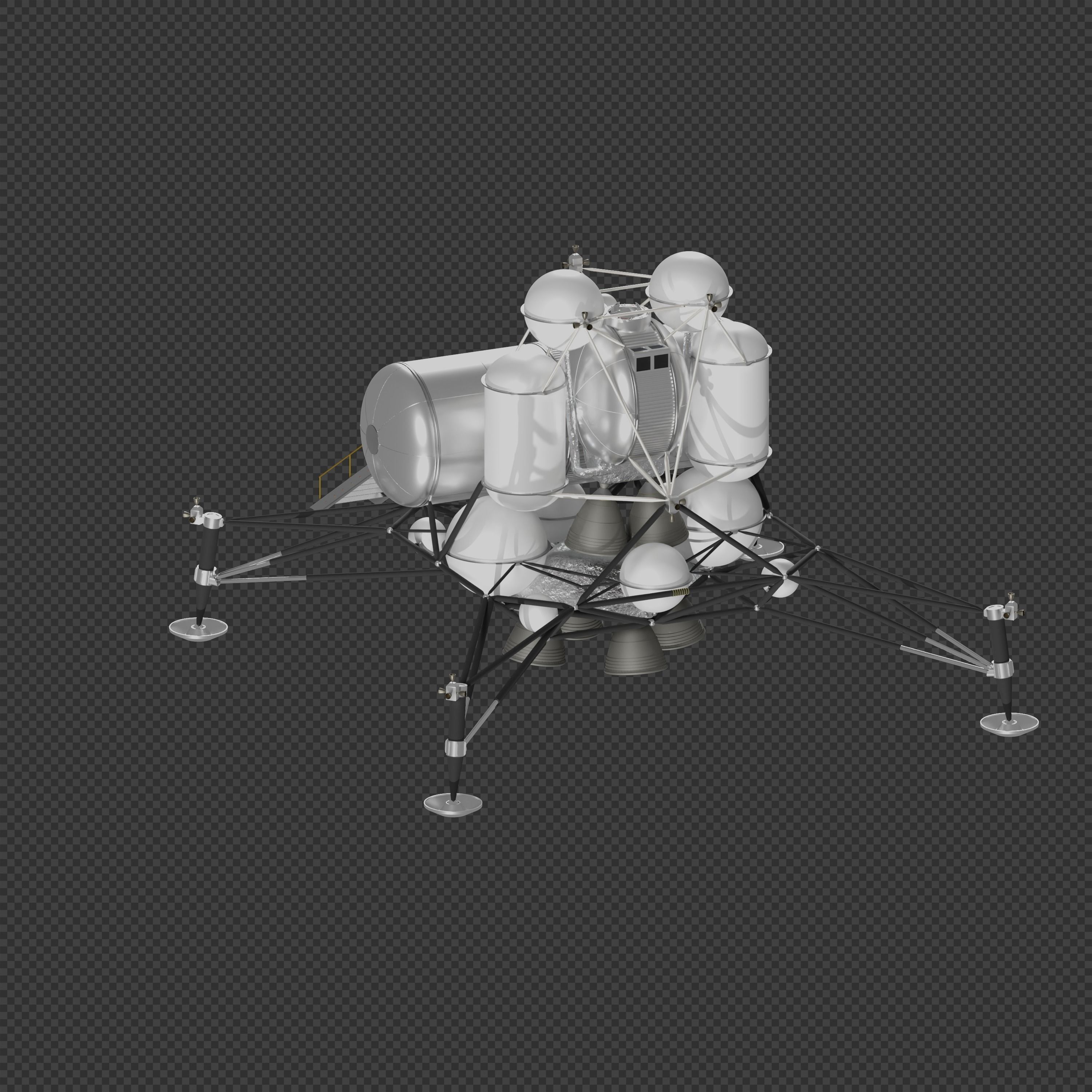 STCAEM Mars Lander 3D model_9