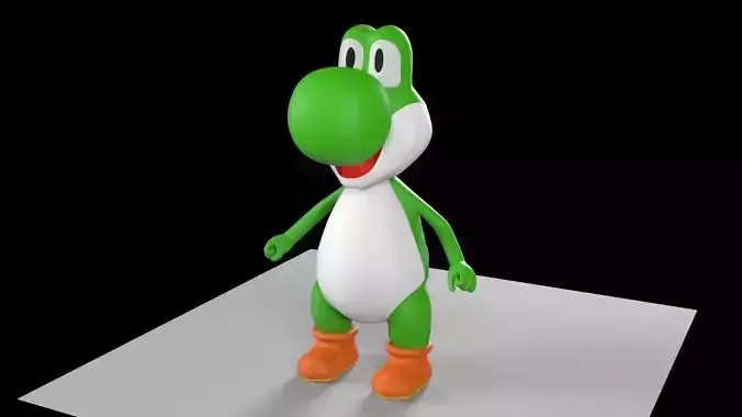 Yoshi from Super Mario All Quad