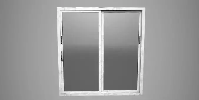 Sliding Window - Wood - White
