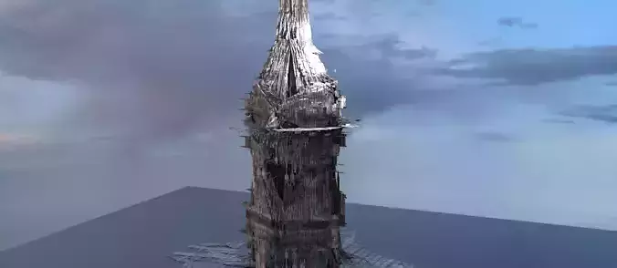 Art Deco Ocean lighthouse Top 