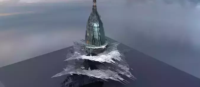 Art Deco Deep sea Rapture city structure 