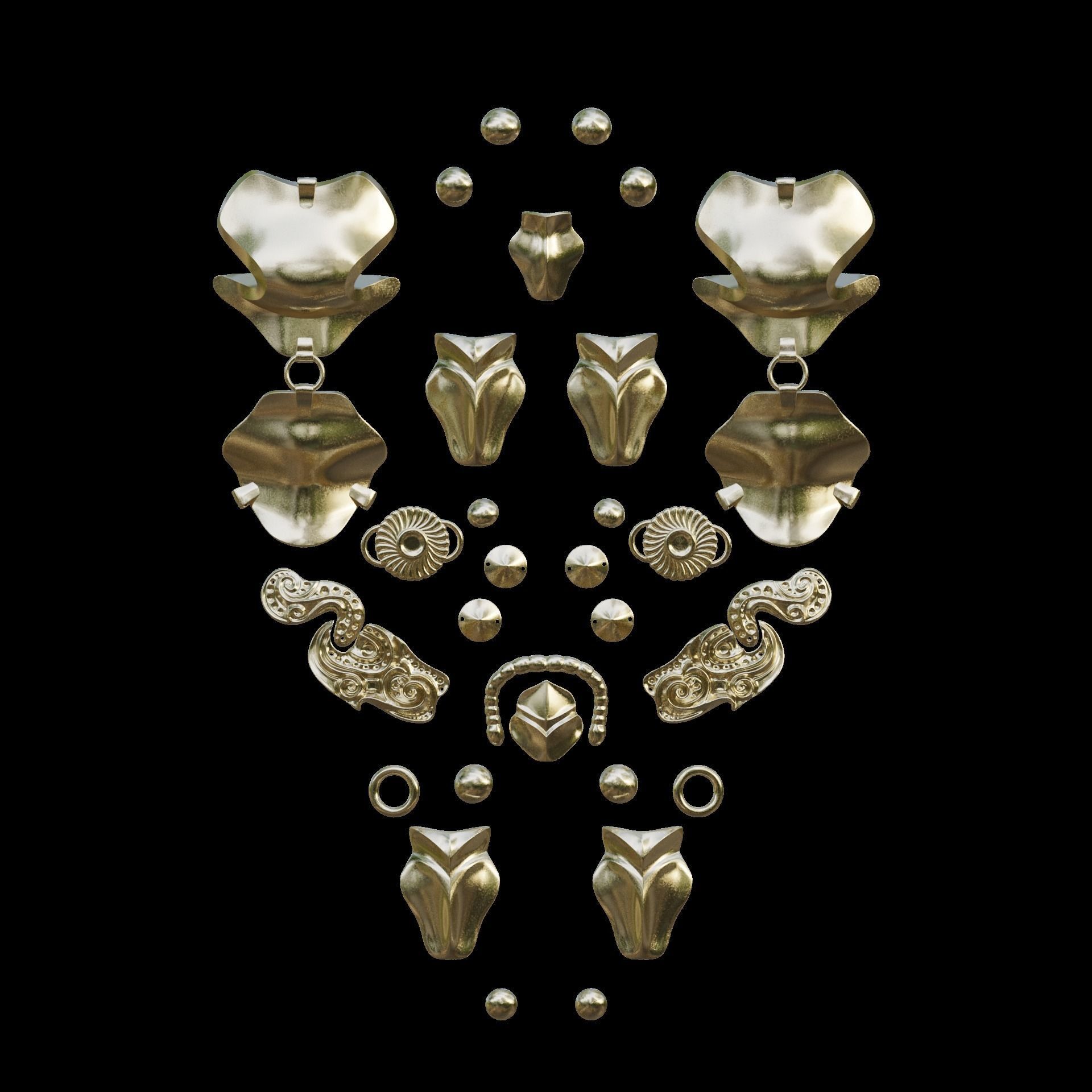 Bloodguzzler Garb Armor Accessories Baldurs Gate 3 STL 3D print model_11