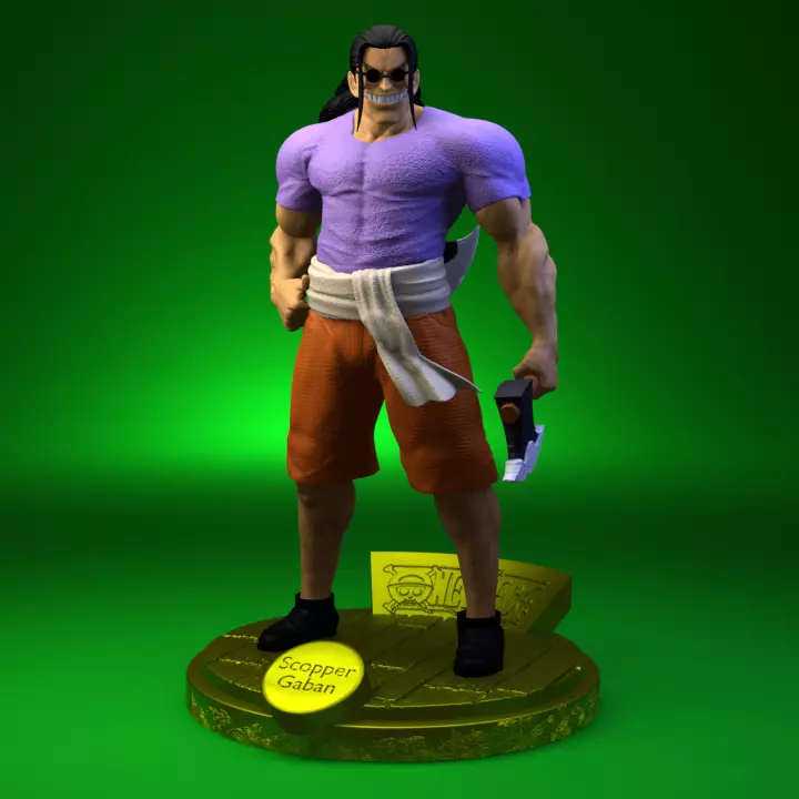 Scopper - Onepiece 3D print model 3D print model_0