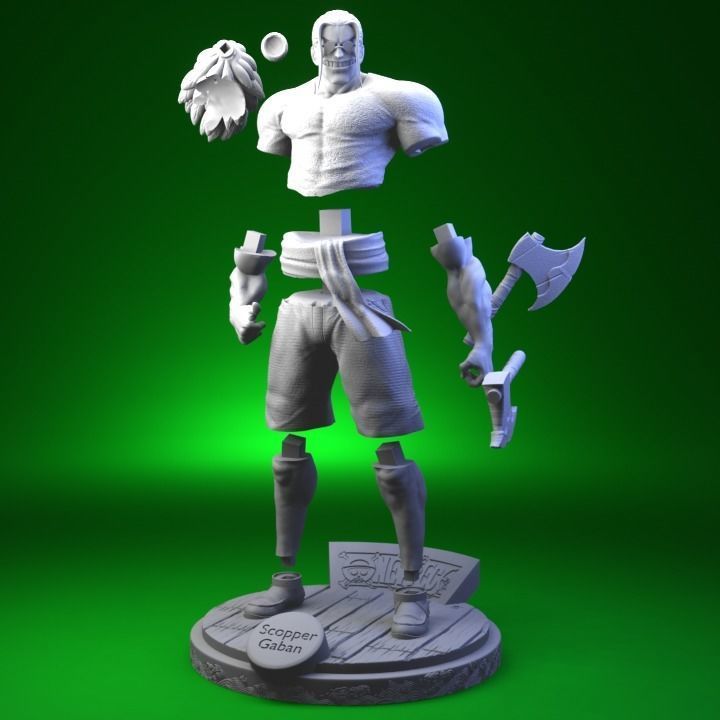Scopper - Onepiece 3D print model 3D print model_3