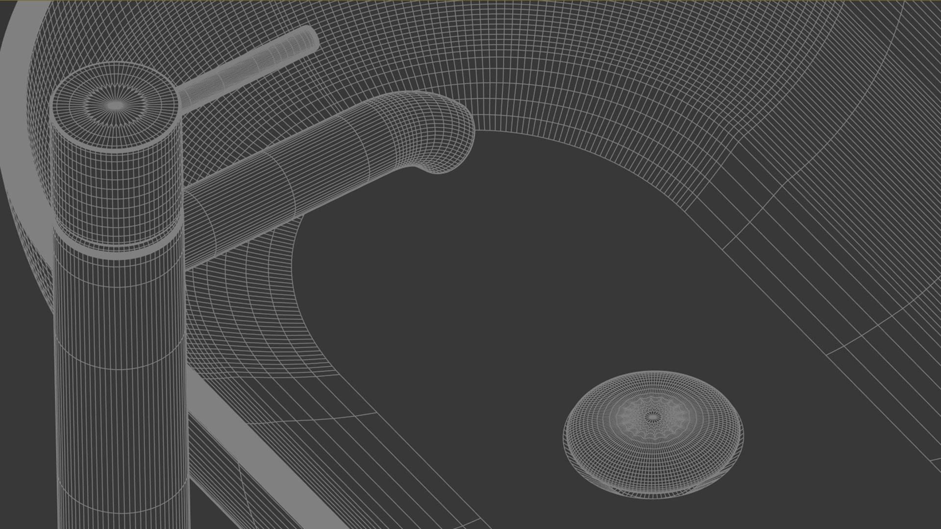 Basin Sink 36 3D model_8