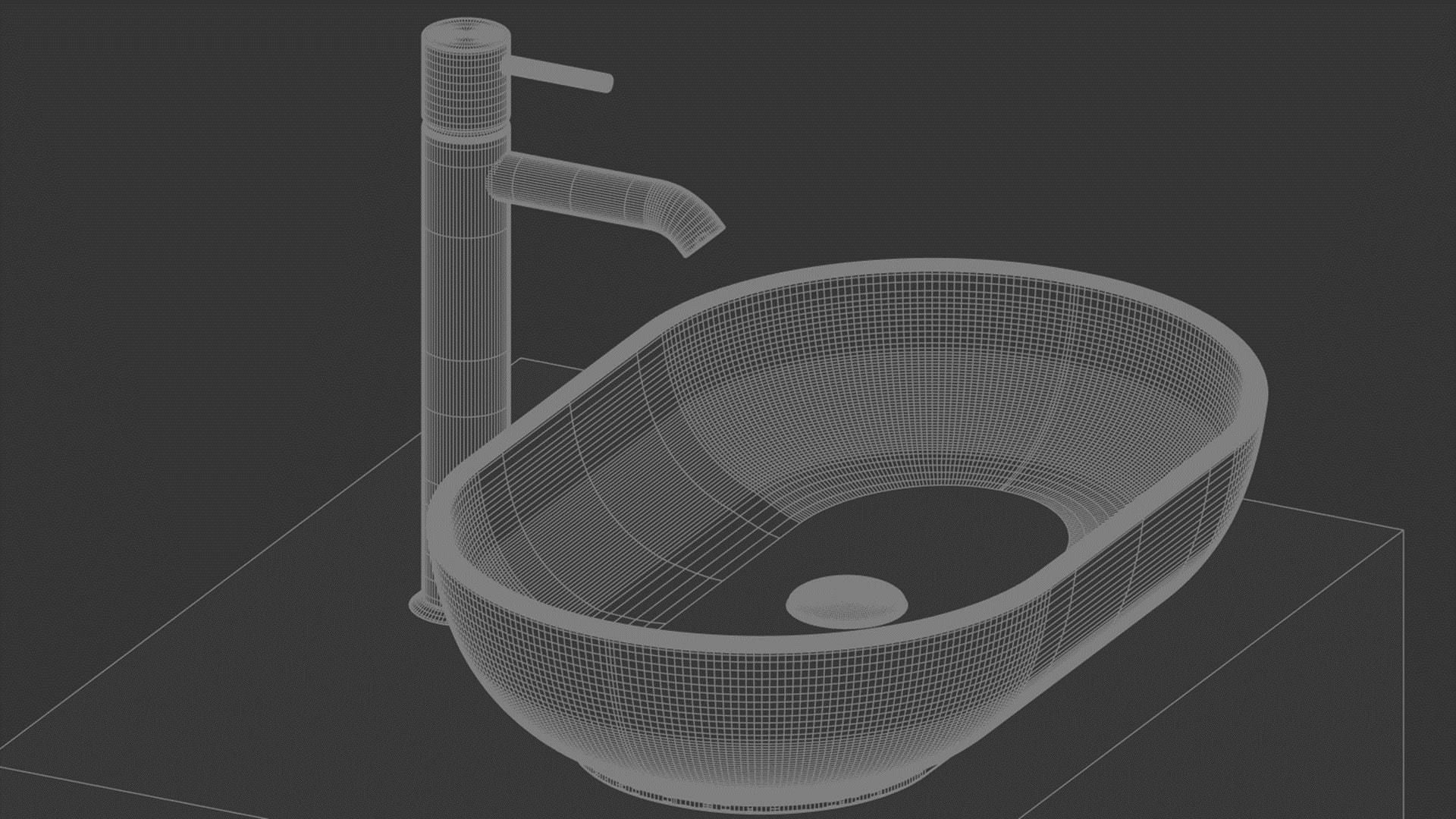 Basin Sink 36 3D model_9
