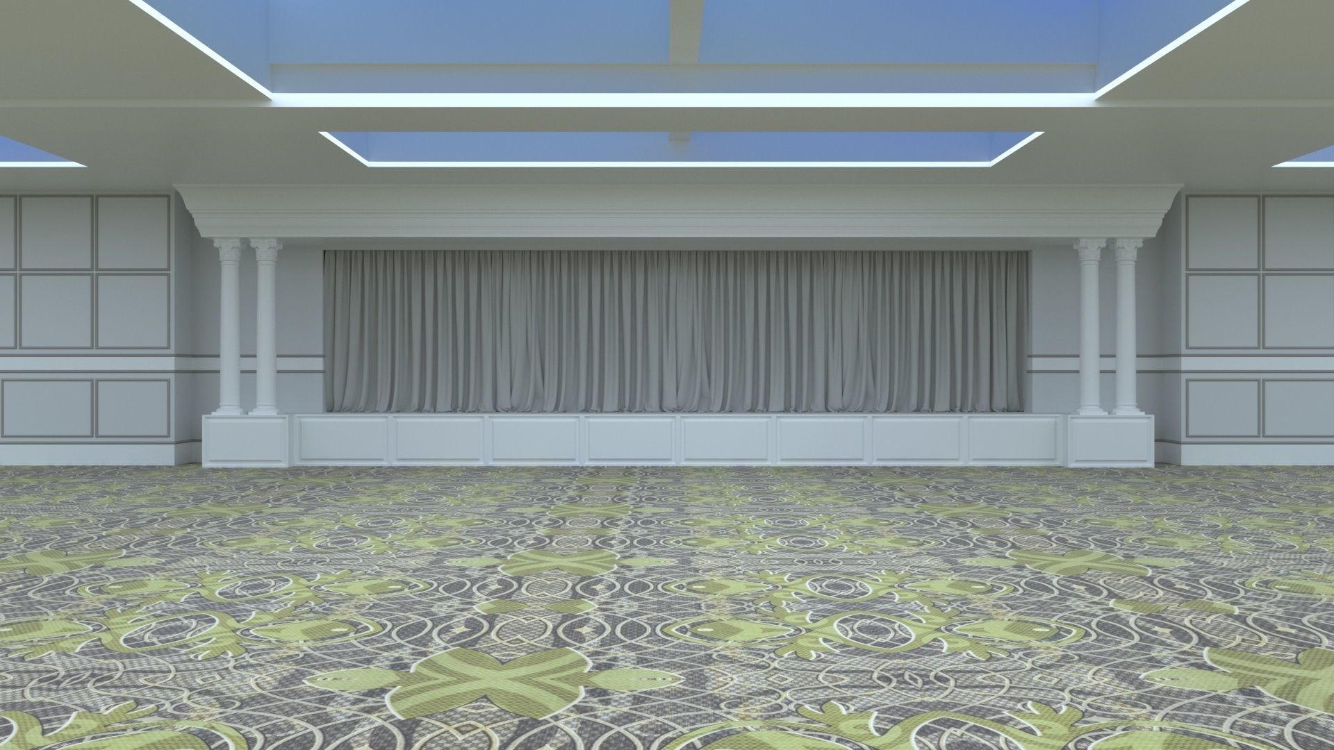 Ballroom 21 3D model_5