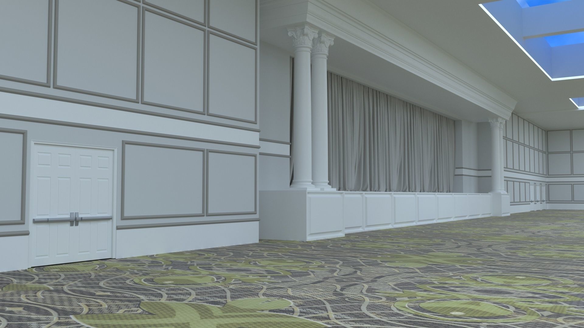 Ballroom 21 3D model_4