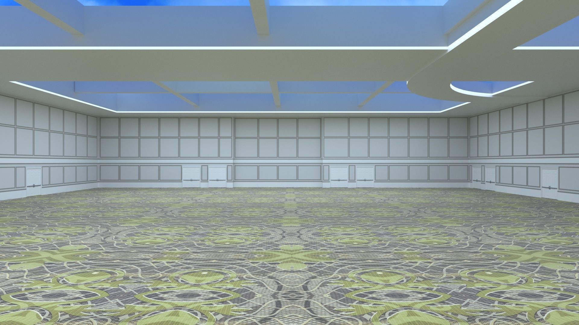 Ballroom 21 3D model_1