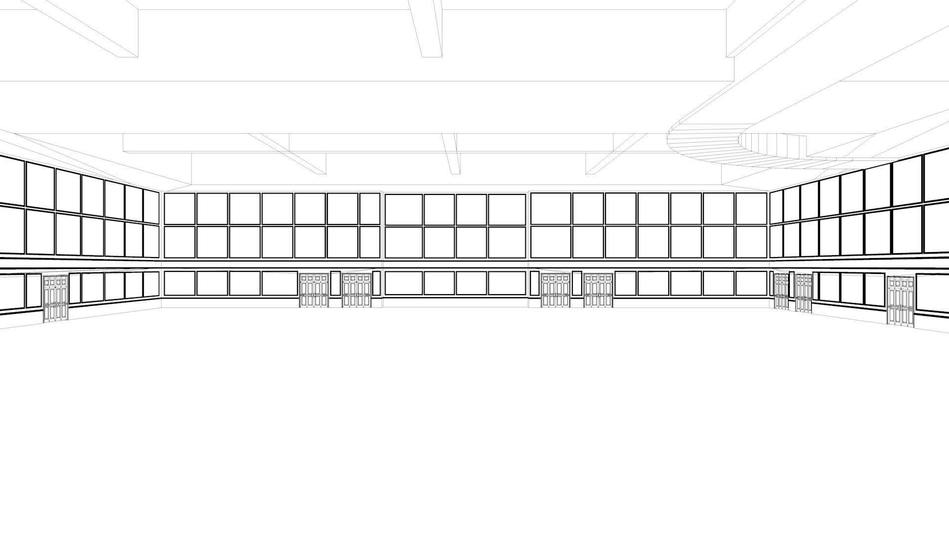 Ballroom 21 3D model_12