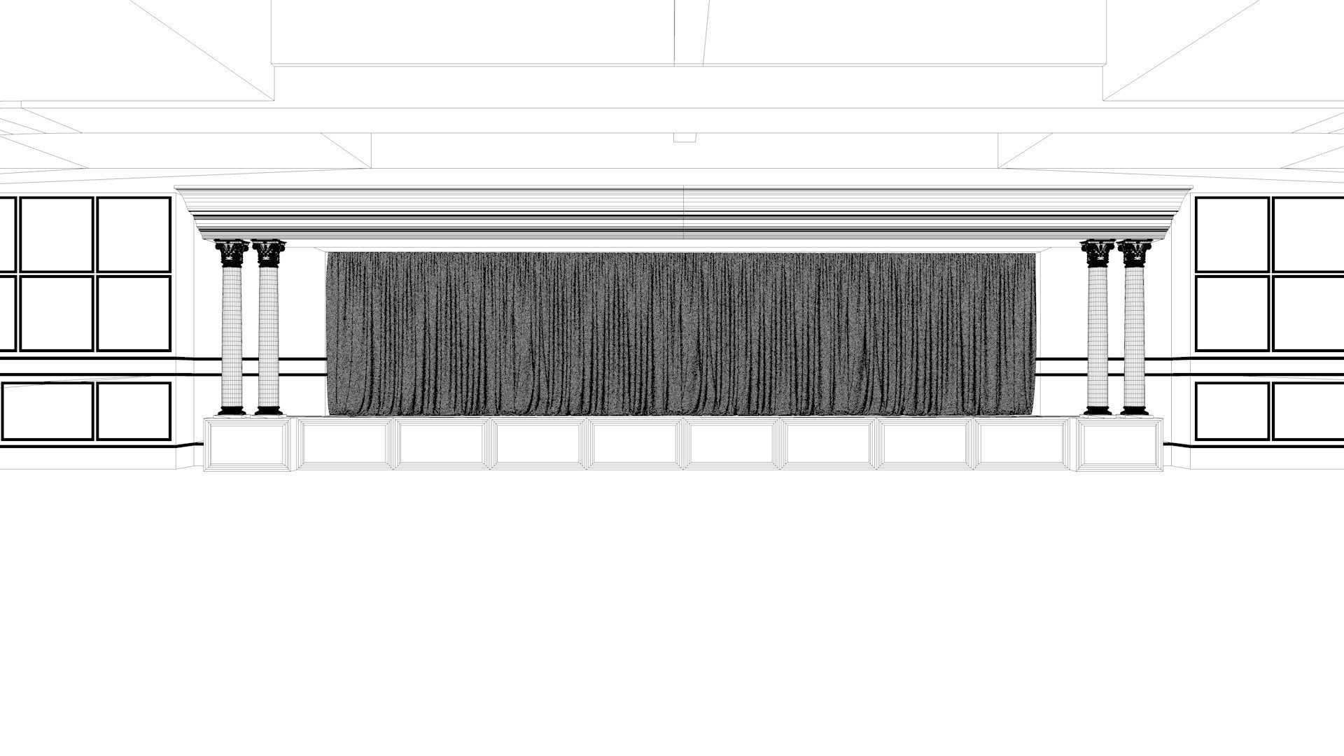 Ballroom 21 3D model_8