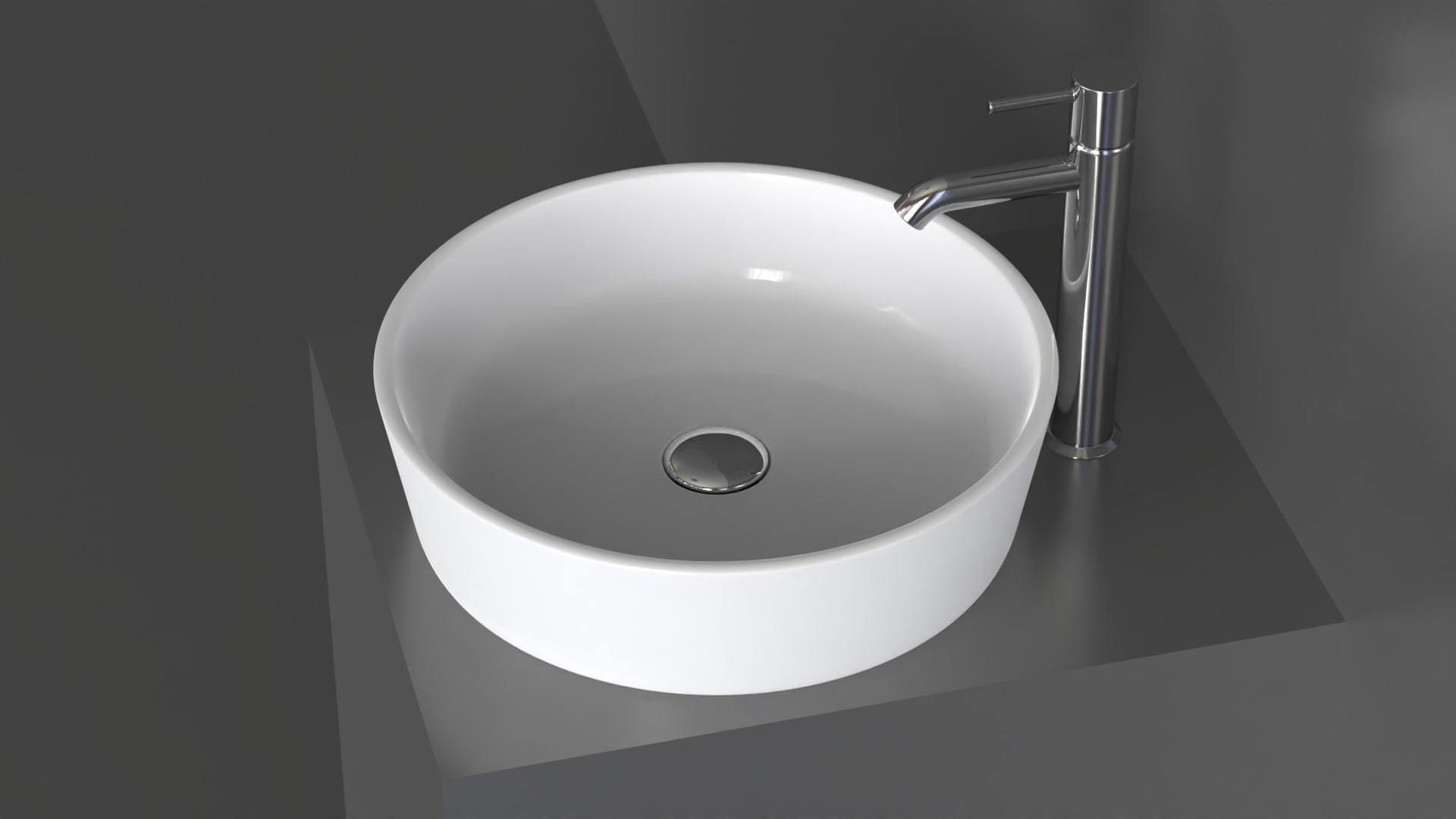 Basin Sink 37 3D model_6