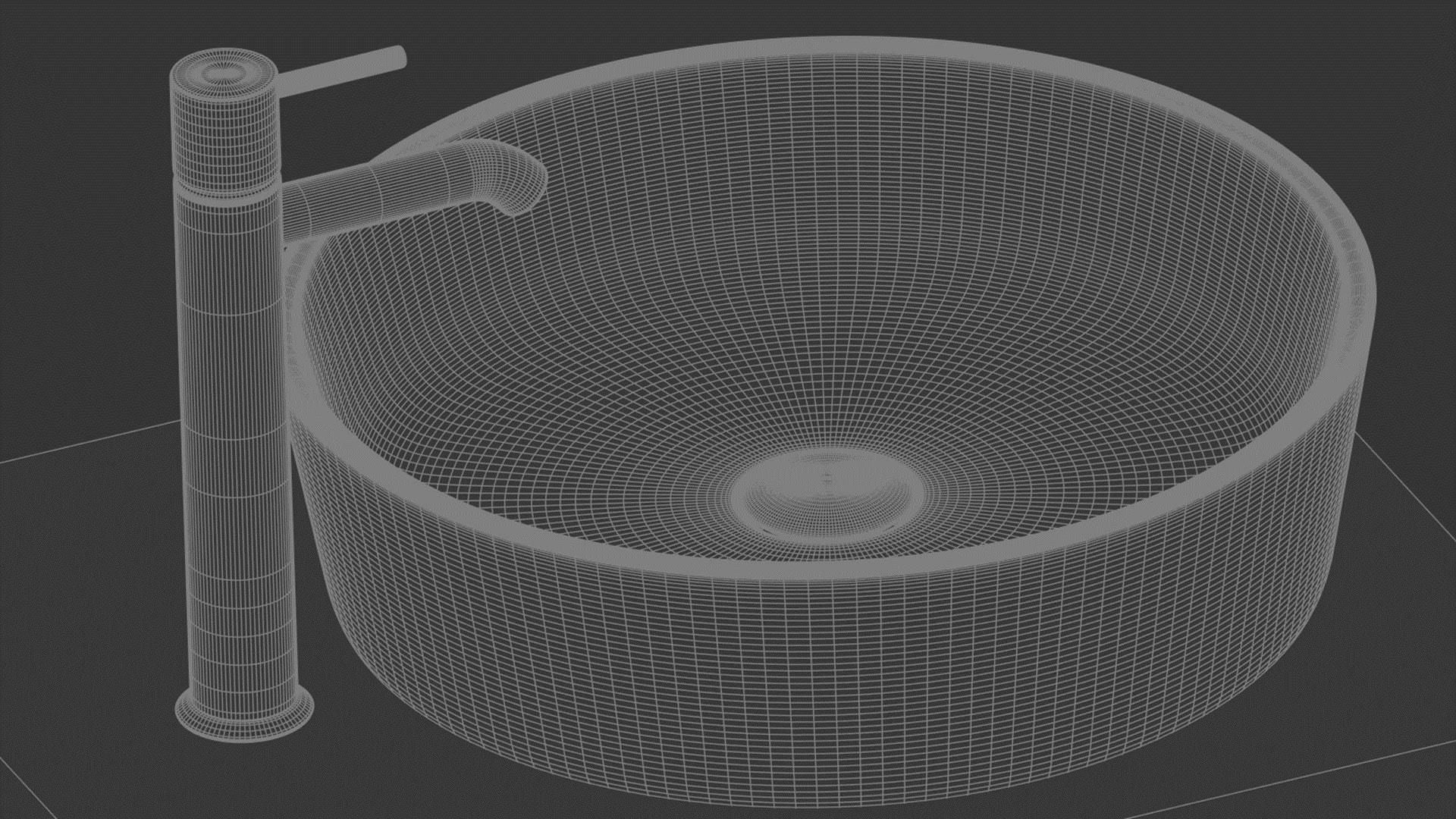Basin Sink 37 3D model_8