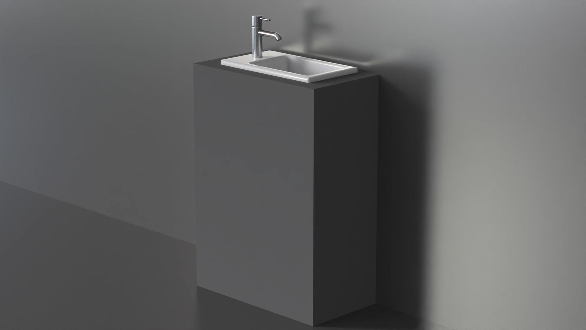 Basin Sink 39 3D model_2