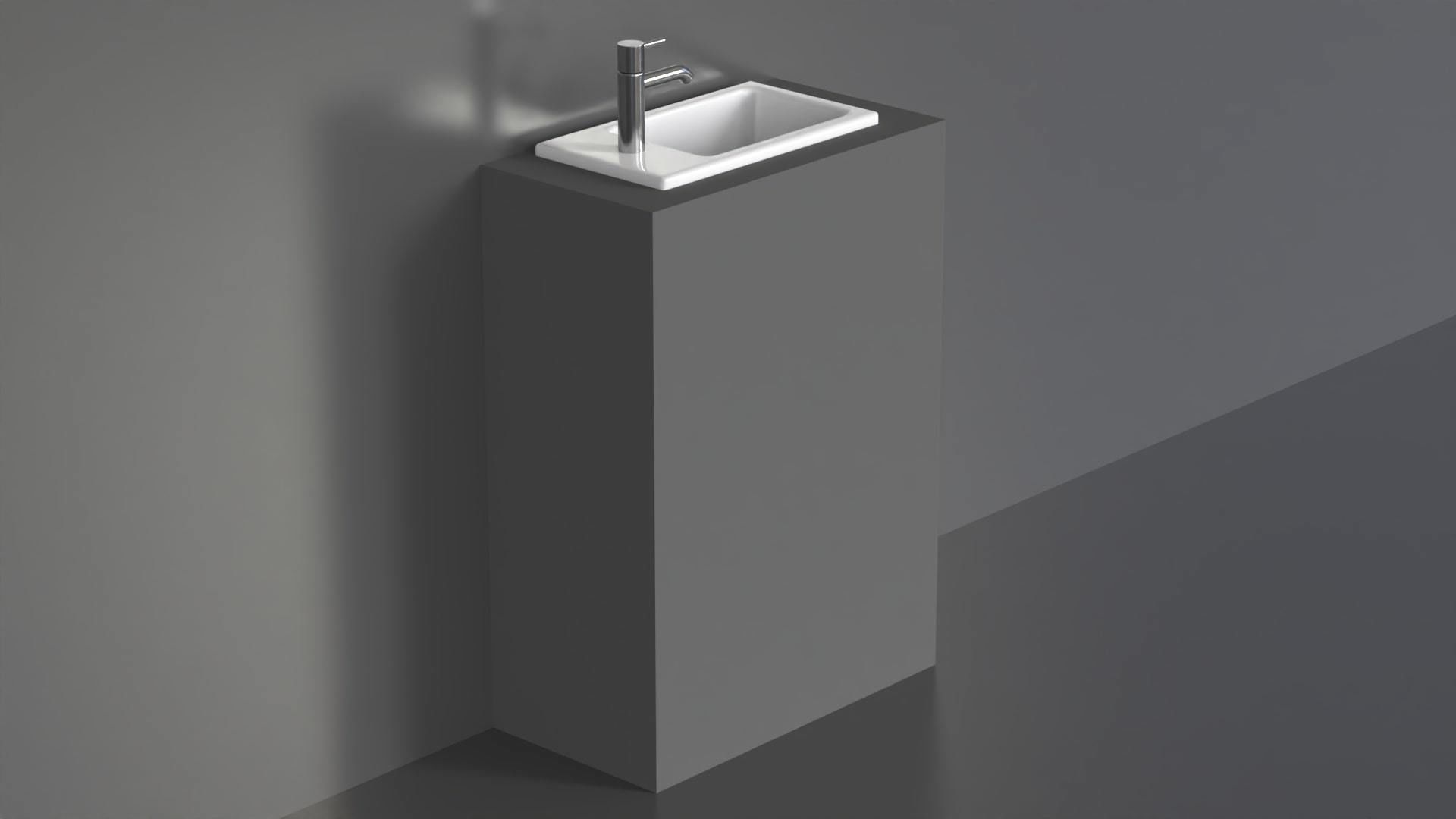 Basin Sink 39 3D model_4