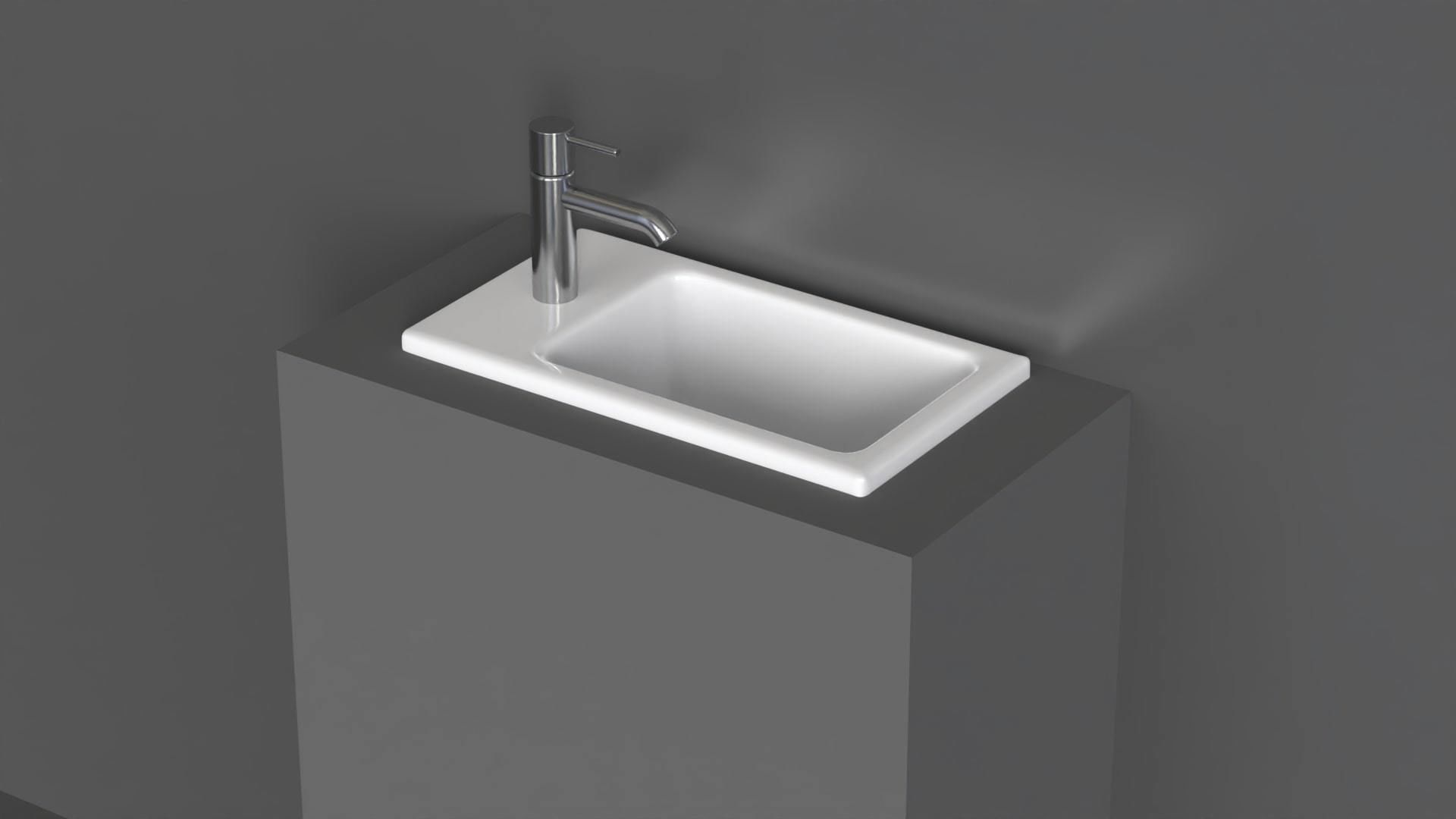 Basin Sink 39 3D model_1