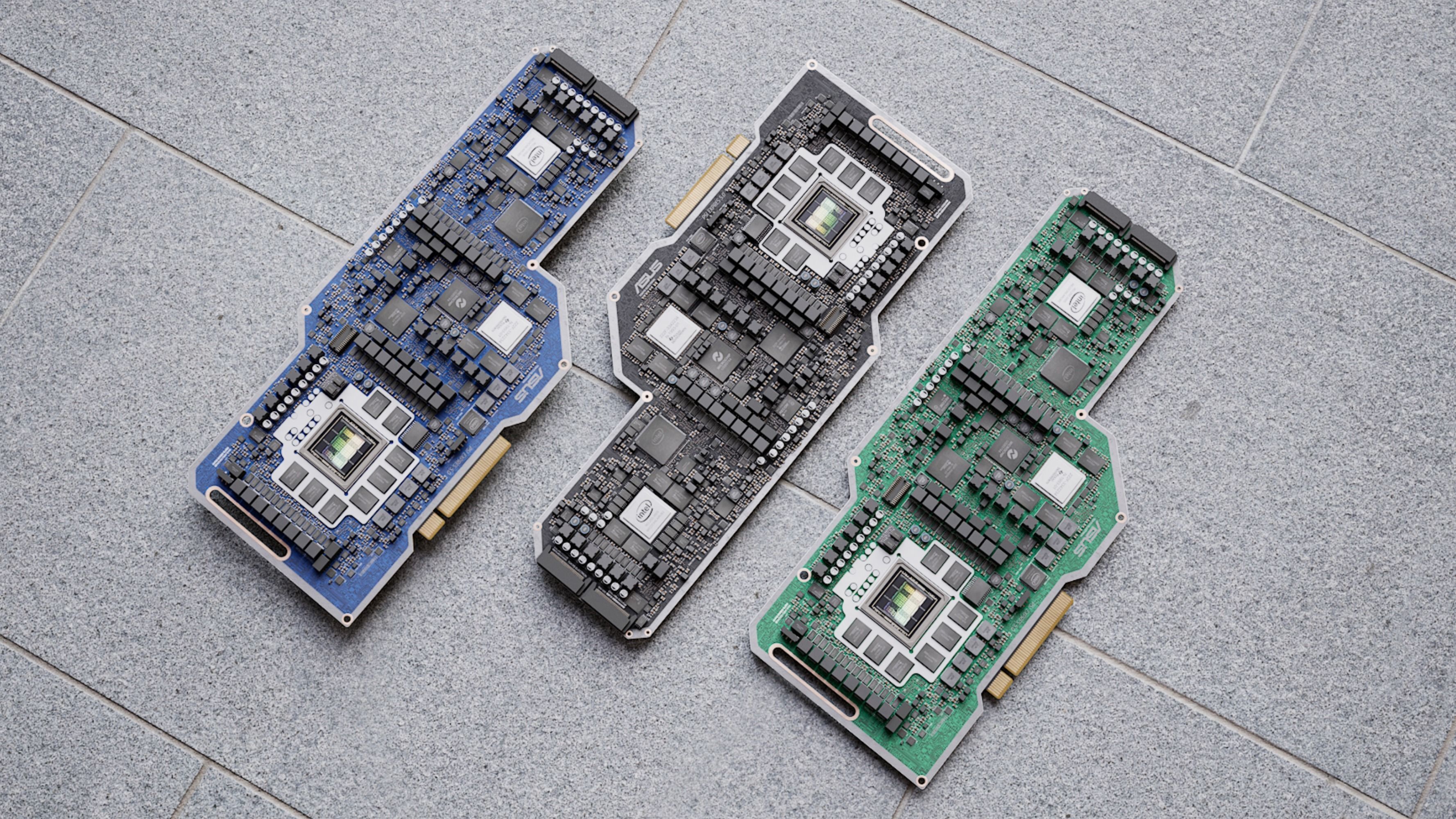 Electron circuit board chip 3D model_4