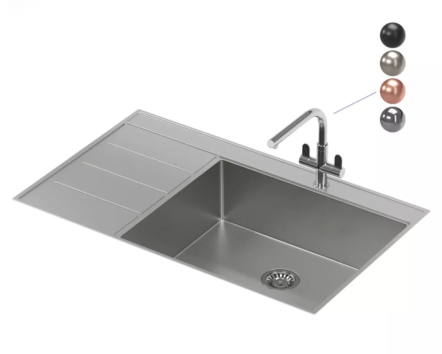 RANGEMASTER kitchen sink BST8601R 3D model_0