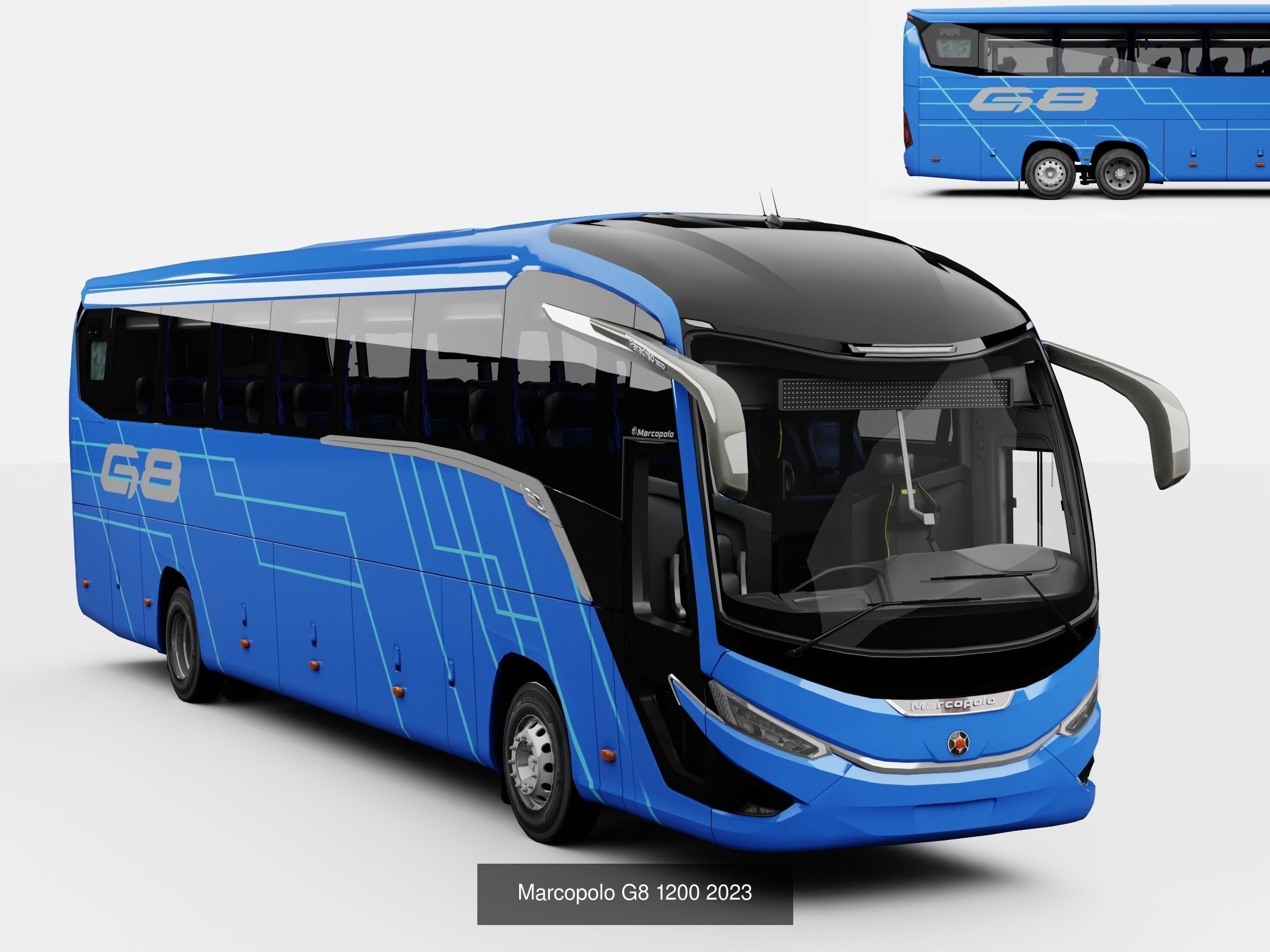 Marcopolo Generation 8 with interior pack  3D Model Collection_5