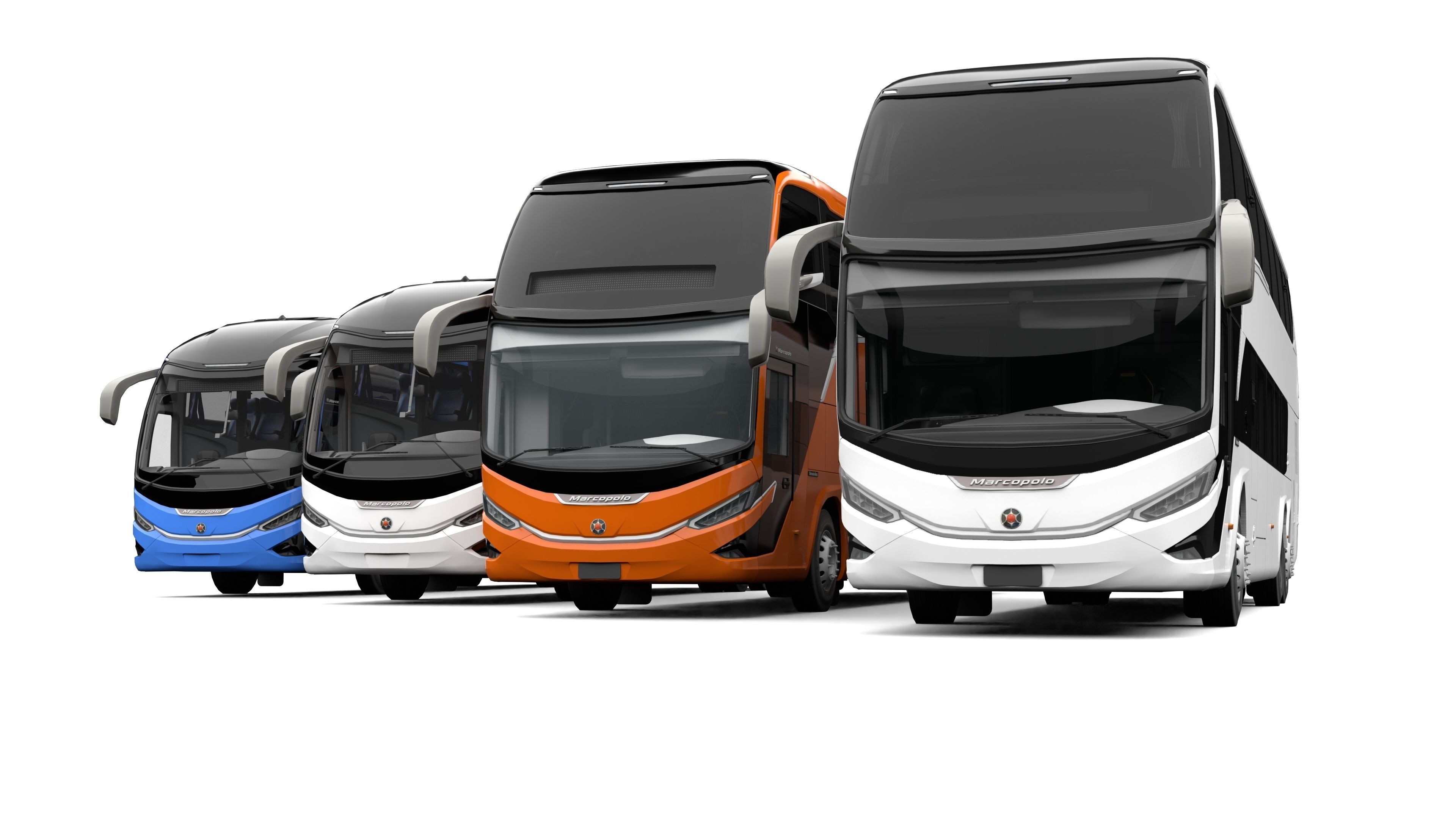 Marcopolo Generation 8 with interior pack  3D Model Collection_2